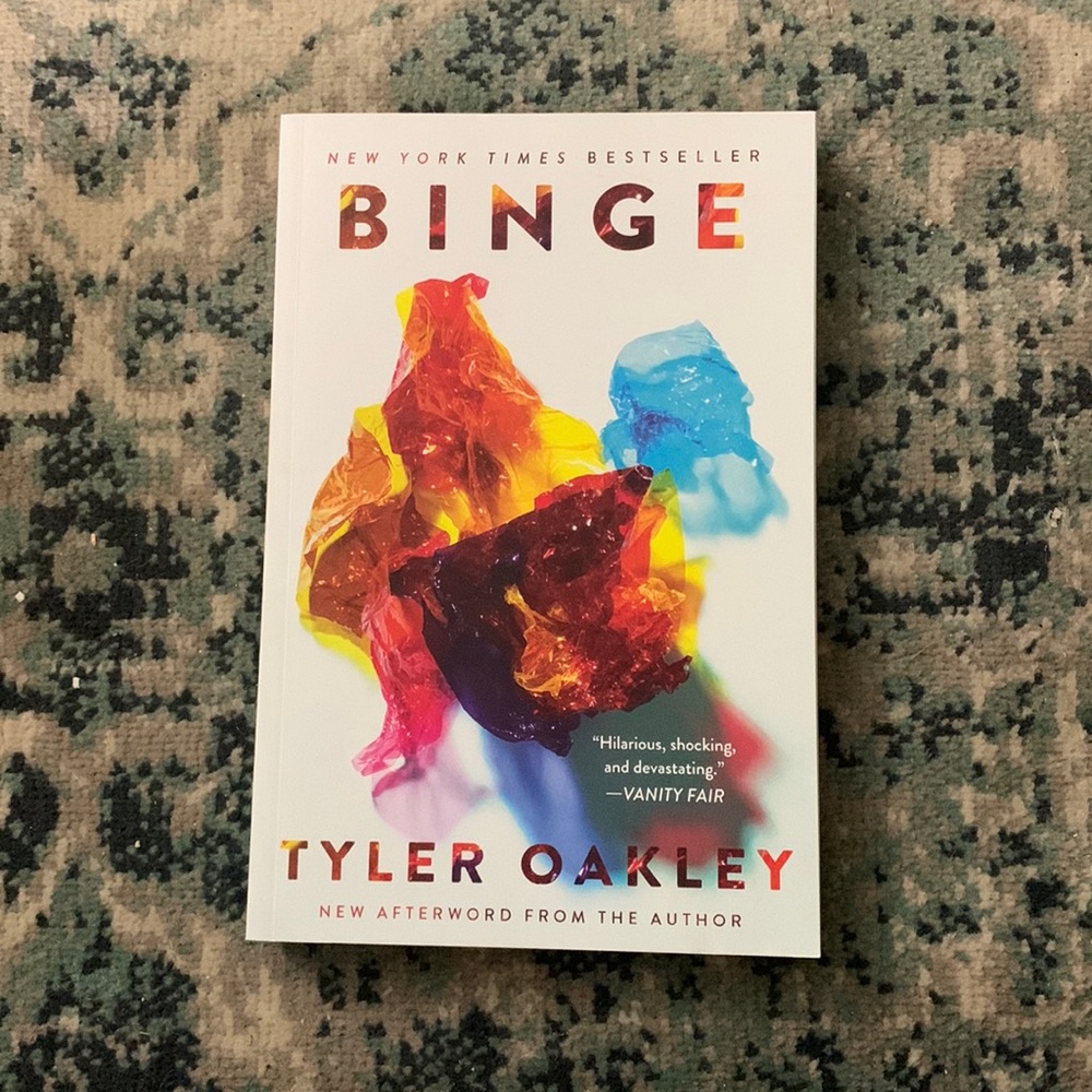 Never Read book: Binge by Tyler Oakley